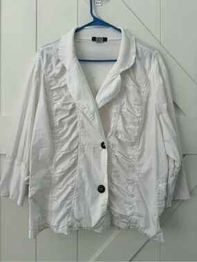 XCVI Jacket 3XL off white 3/4 Sleeves